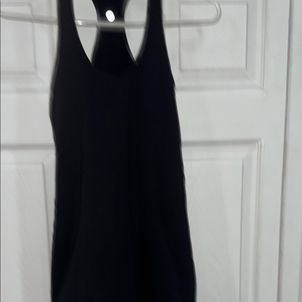 Lululemon  Black Backless Sleeveless razorback Tank Top